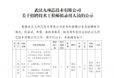 武汉九州芯技术有限公司关于招聘技术工程师拟录用人员的公示